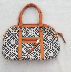 Spartina 449 Purse Blue and White Pattern